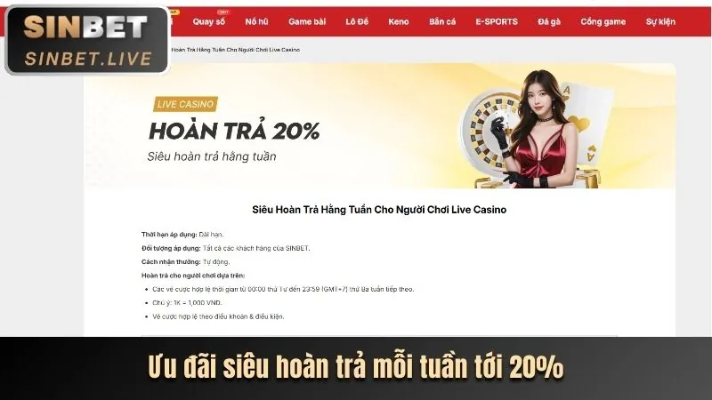 Các chương trình khuyến mãi vuabet88 hấp dẫn cho người chơi casino
